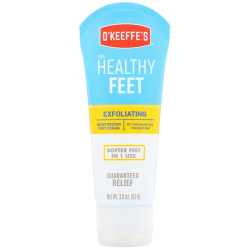 O'Keeffe's, Отшелушивающий увлажняющий крем для ног, для очень сухой, потрескавшейся кожи, 85 г (3 унции) #1