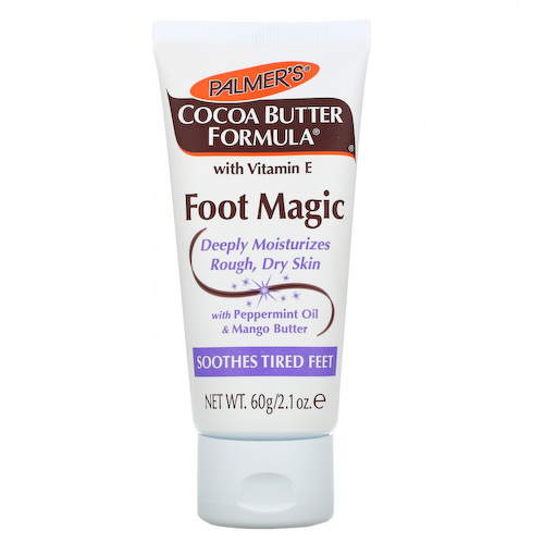 Palmer's, Foot Magic, состав с какао-маслом, витамином Е, маслом перечной мяты и маслом манго, 60 г (2,1 унции) #1
