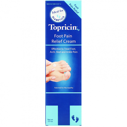 Topricin, Крем обезболивающий для ног, 2,0 унции #1