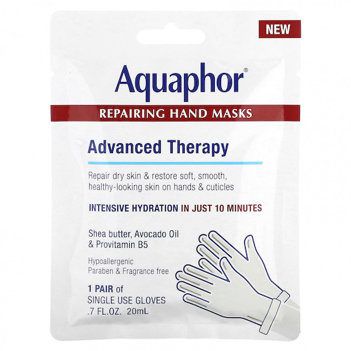 Aquaphor, Восстанавливающие маски для рук, 1 пара, 20 мл (0,7 жидк. Унции) #1