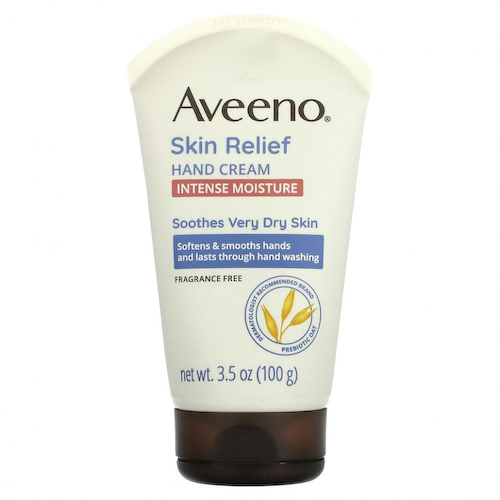 Aveeno, успокаивающий крем для рук, без отдушки, 100 г (3,5 унции) #1