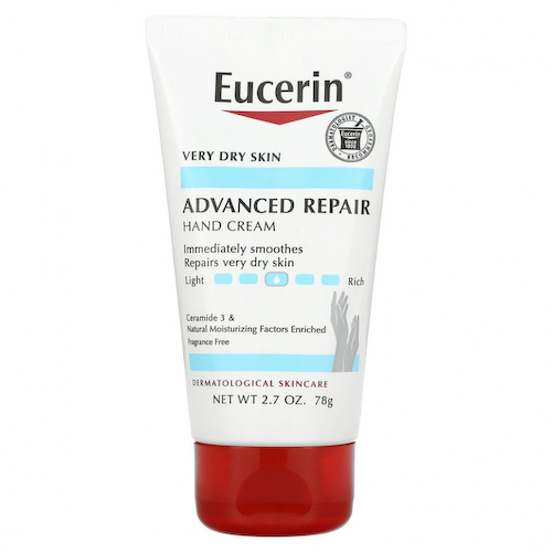 Eucerin, Крем для рук для продвинутого восстановления, без запаха, 2,7 унции (78 г) #1