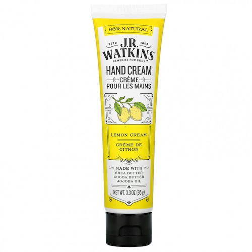 J R Watkins, Hand Cream, Lemon Cream, 3.3 oz (95 g) #1