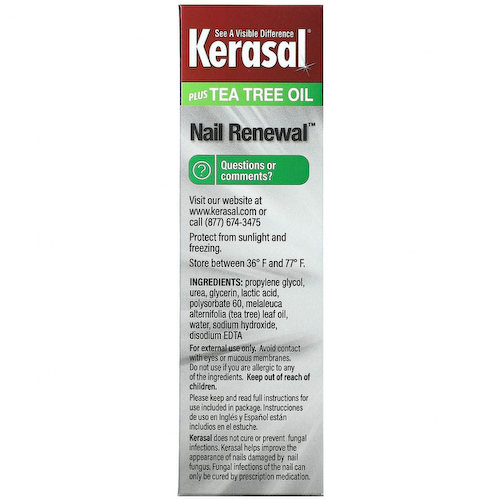 Kerasal, Nail Renewal Plus Масло чайного дерева, 0,33 жидкой унции (10 мл) #1