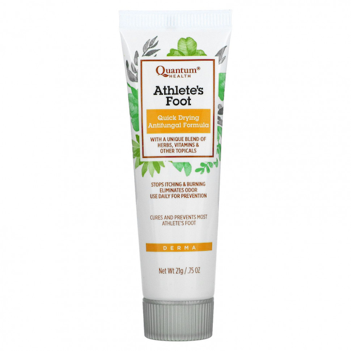 Quantum Health, Athlete's Foot, быстросохнущая формула против грибка стопы, 0,75 унции (21 г) #1