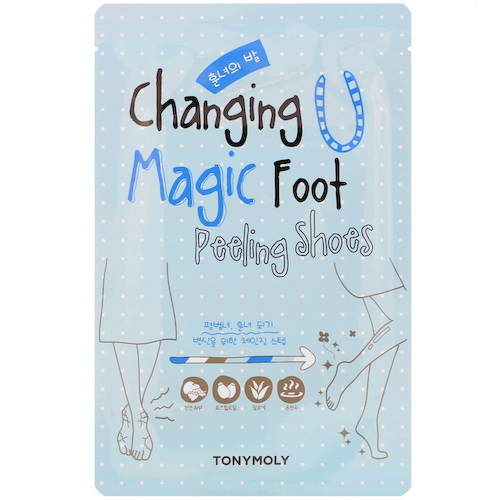 Tony Moly, Changing U, Обувь для пилинга Magic Foot, 1 пара, 0,60 унции (17 г) каждая #1