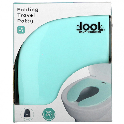 Jool Baby Products, Складное дорожное сиденье для горшка, синее, для 18 млн. + 1 сиденье #1