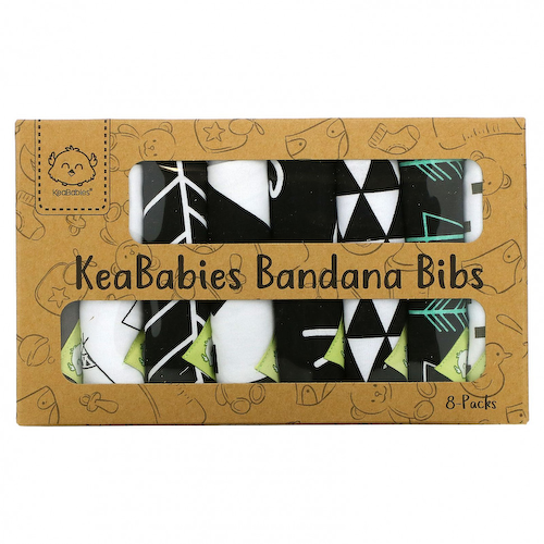 KeaBabies, Нагрудники-банданы, Baby Boss, 8 шт. #1