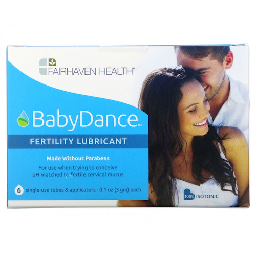 Fairhaven Health, Лубрикант для бесплодия BabyDance, 6 одноразовых тюбиков и аппликаторов, 3 г (0,1 унции) #1