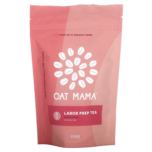 Oat Mama, Labor Prep Tea, персик и ягоды, 14 чайных пакетиков, 32 г #1