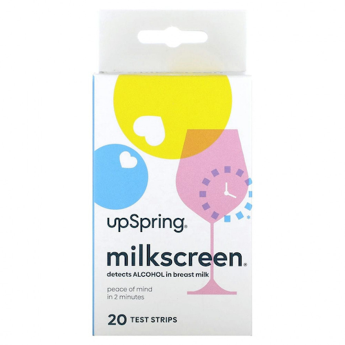 UpSpring, Milkscreen, тест-полоски для выявления спирта в грудном молоке, 20 тест-полосок #1
