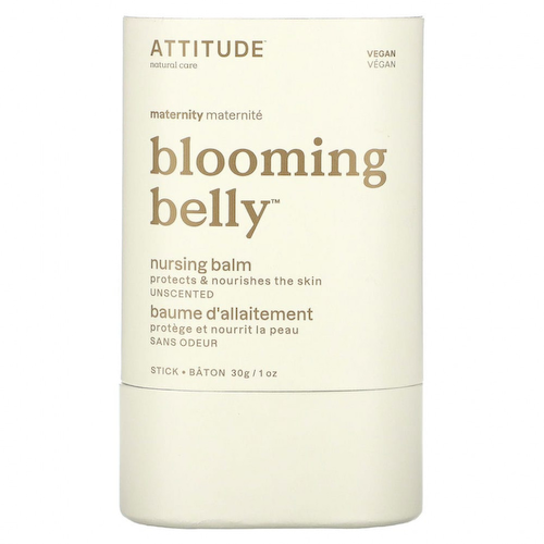 ATTITUDE, Blooming Belly, бальзам для кормления, без запаха, 30 г (1 унция) #1