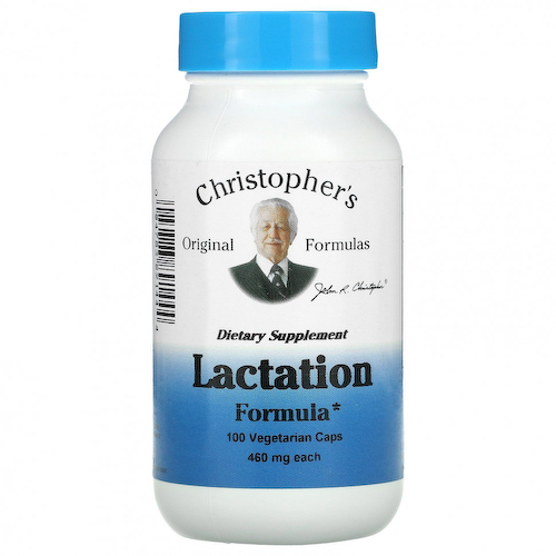 Christopher's Original Formulas, средство для лактации, 415 мг, 100 растительных капсул #1