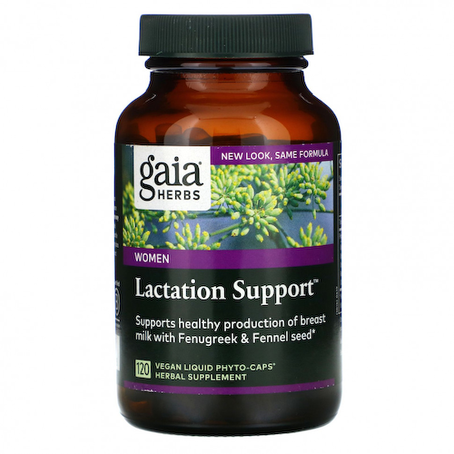 Gaia Herbs, добавка для поддержки грудного вскармливания, 120 веганских капсул Liquid Phyto-Caps #1