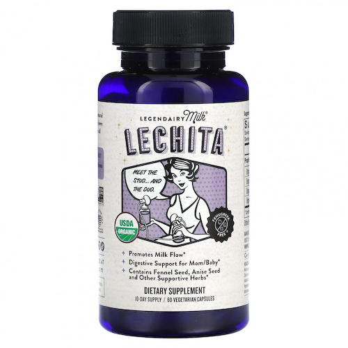 Legendairy Milk, Lechita, 60 вегетарианских капсул #1