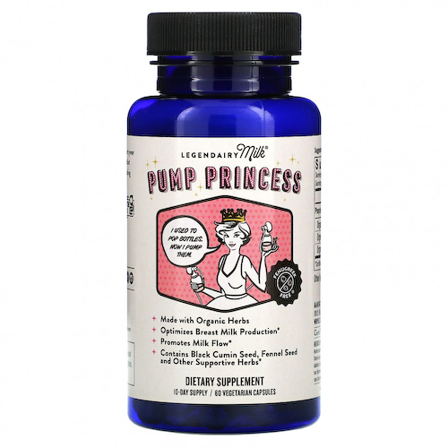 Legendairy Milk, Pump Princess, 60 вегетарианских капсул #1