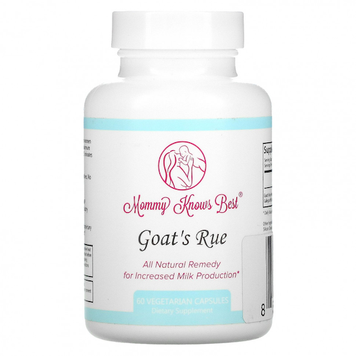 Mommy Knows Best, Goat's Rue, 60 вегетарианских капсул #1