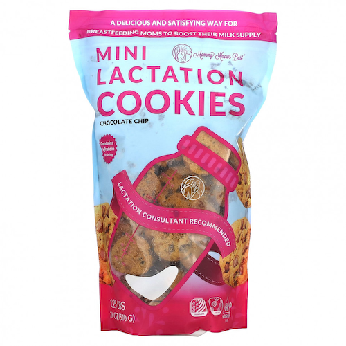 Mommy Knows Best, Mini Lactation Cookies, Chocolate Chip, 10 oz (570 g) #1