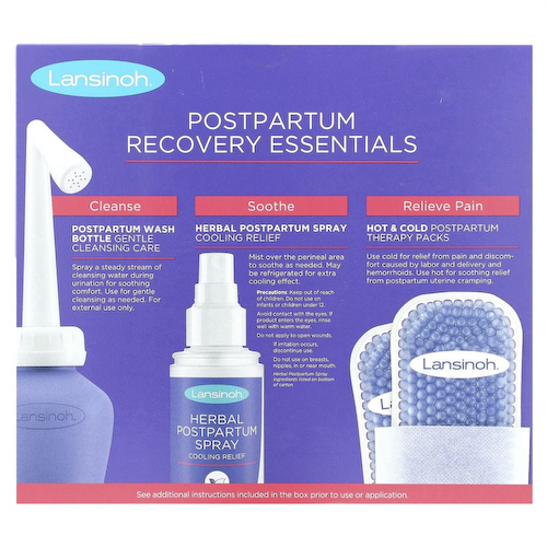 Lansinoh, Postpartum Recovery Essentials, набор из 16 предметов #1