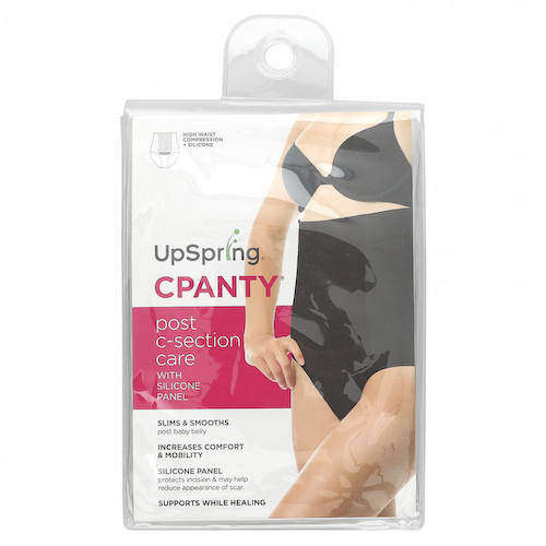 UpSpring, белье C-Panty, поддержка после кесарева сечения, размер S/M, черный цвет, 1 шт. #1