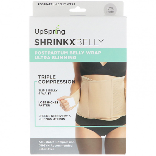 UpSpring, Shrinkx Belly, Бандаж для послеродового периода, Размер L/XL, Телесный #1
