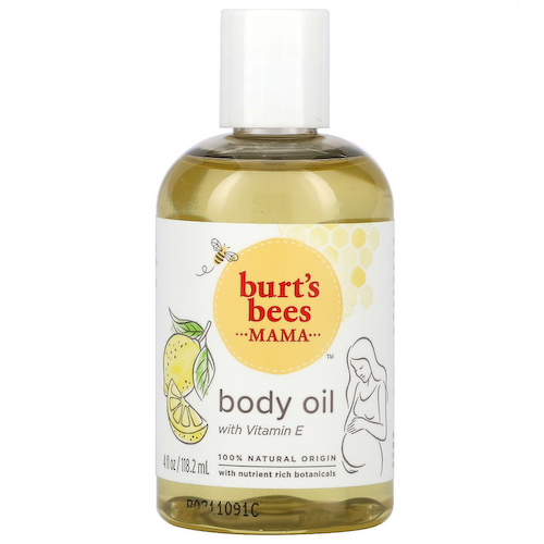 Burt's Bees, Mama, масло для тела с витамином E, 118,2 мл (4 жидк. Унции) #1