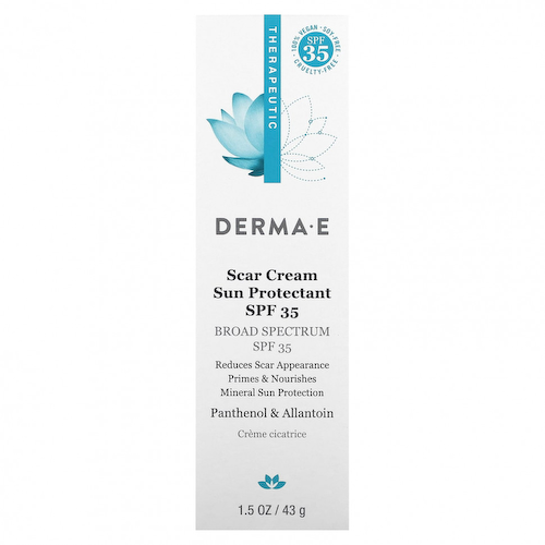 DERMA E, Солнцезащитный крем от шрамов SPF 35, 43 г (1,5 унции) #1