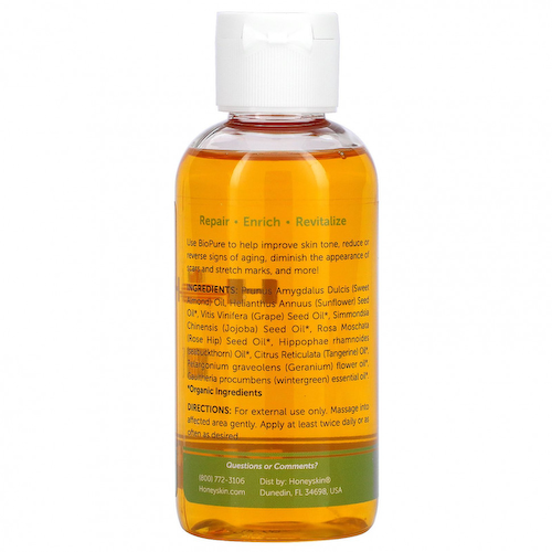 Honeyskin, Bio Pure Oil, 118 мл (4 жидк. Унции) #1