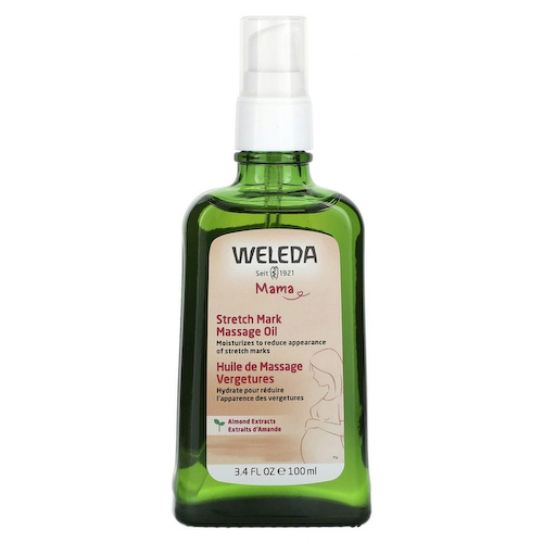 Weleda, Mama, массажное масло от растяжек, экстракты миндаля, 100 мл (3,4 жидк. унции) #1