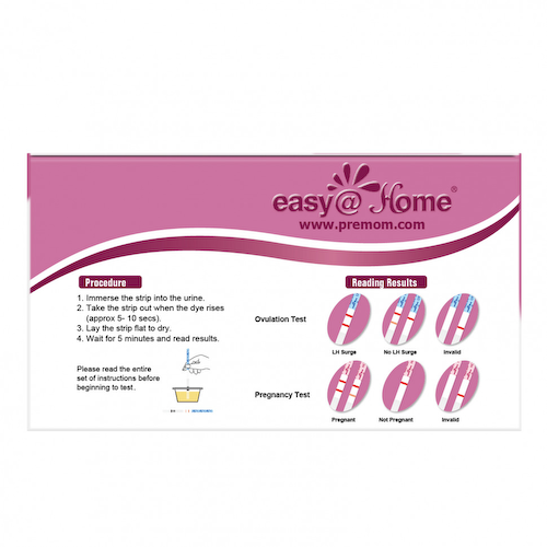 Easy@Home, Набор для тестов на овуляцию, 50 тестов на ЛГ, 20 тестов на ХГЧ #1