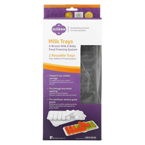 Fairhaven Health, Milkies, лотки для молока, 2 лотка многоразового использования #1