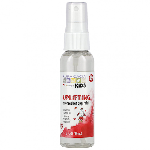 Aura Cacia, Kids, бодрящий ароматерапевтический спрей, 59 мл (2 жидк. Унции) #1