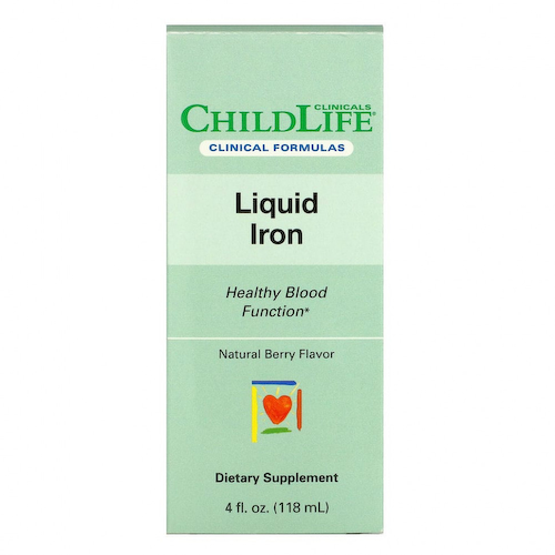 Childlife Clinicals, жидкое железо, с натуральным ягодным вкусом, 118 мл (4 жидк. унции) #1