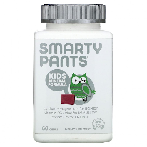 SmartyPants, формула с минералами для детей, ягодная смесь, 60 жевательных таблеток #1