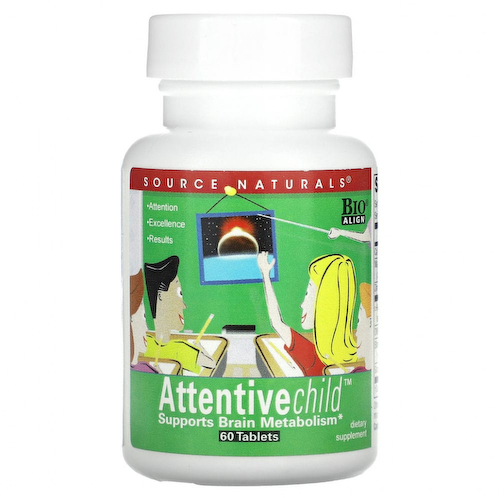 Source Naturals, Attentive Child, 60 таблеток #1