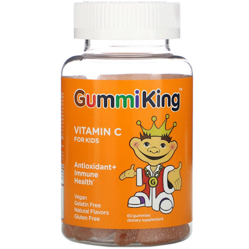 GummiKing, витамин C для детей, 60 жевательных таблеток #1