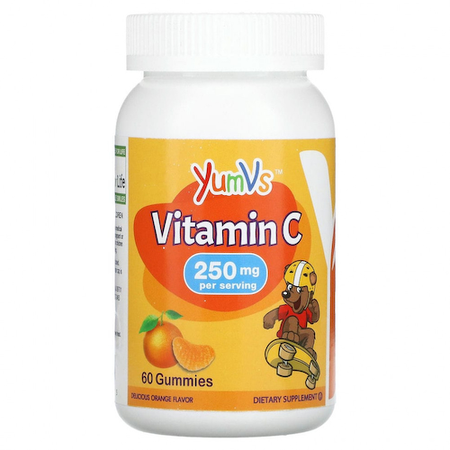 YumV's, Kids, Vitamin C, Delicious Orange, 250 mg, 60 Gummies #1