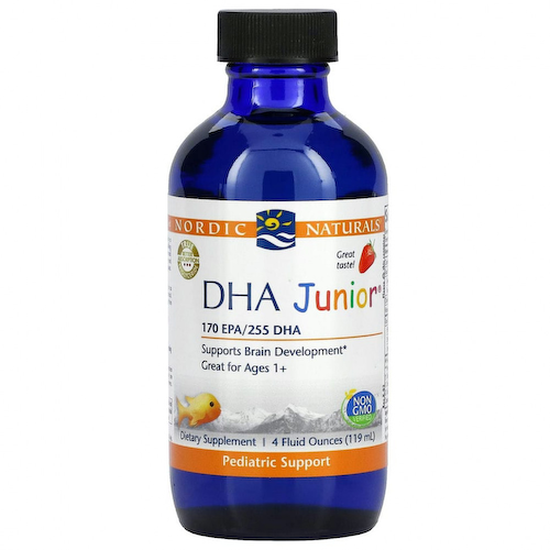 Nordic Naturals, ДГК для детей, для детей старше 1 года, клубника, 119 мл (4 жидк. унции) #1