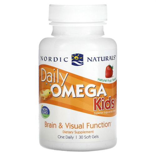 Nordic Naturals, омега для детей, для ежедневного употребления, со вкусом натуральных фруктов, 500 мг, 30 капсул #1