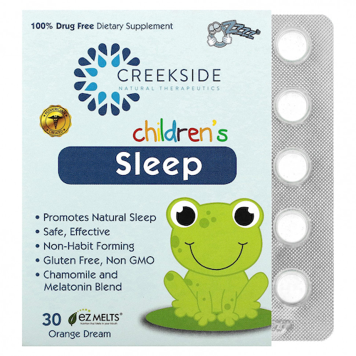 Creekside Natural Therapeutics, Children's Sleep, Orange Dream`` 30 EZ Melts #1