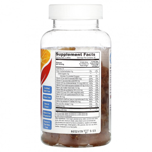 Doctor's Finest, Мультивитамины для детей, фруктовое ассорти, 120 желе с пектином #1