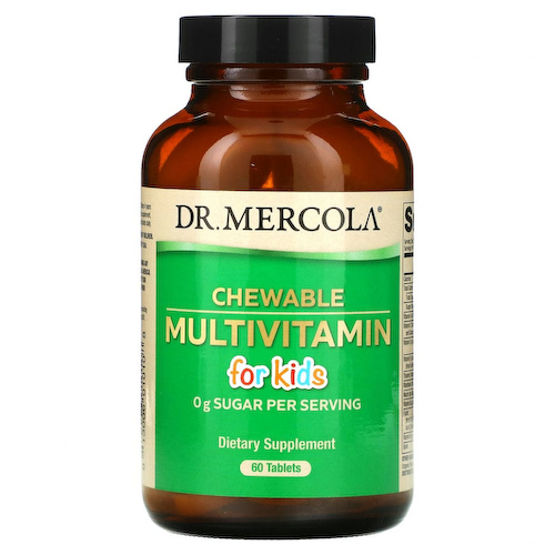 Dr. Mercola, Жевательные мультивитамины для детей, 60 таблеток #1