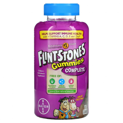 Flintstones, Complete, мультивитамин для детей, 180 жевательных конфет #1