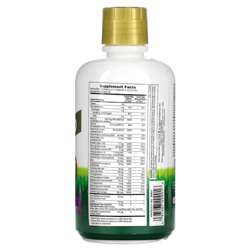 NaturesPlus, Source of Life, Animal Parade, Gold Liquid, мультивитамины для детей в жидкой форме, вкус тропических ягод, 887,10 мл (30 жидк. унций) #1
