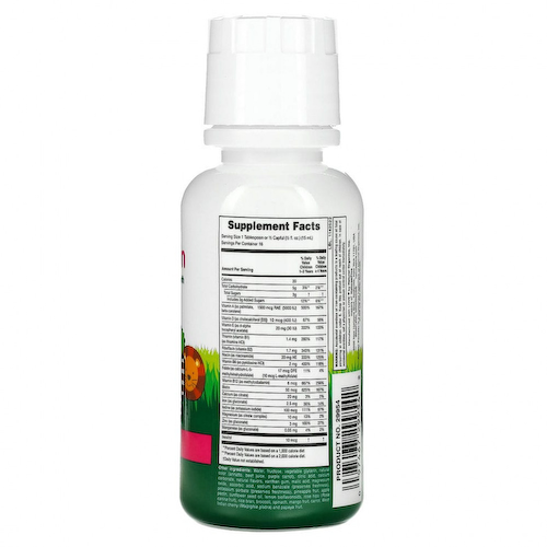 NaturesPlus, Source of Life, Animal Parade, жидкие мультивитамины для детей, вкус натуральных тропических ягод, 236,56 мл (8 жидк. унций) #1