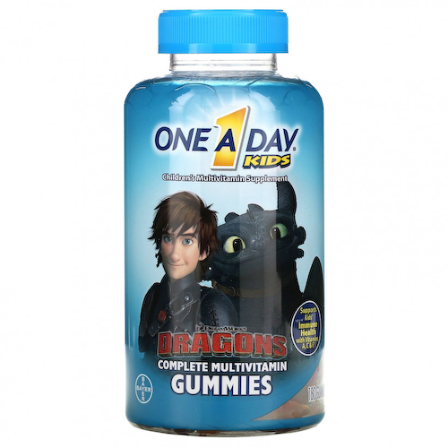 One-A-Day, Kids, Dragons, Complete Multivitamin, 180 Gummies #1