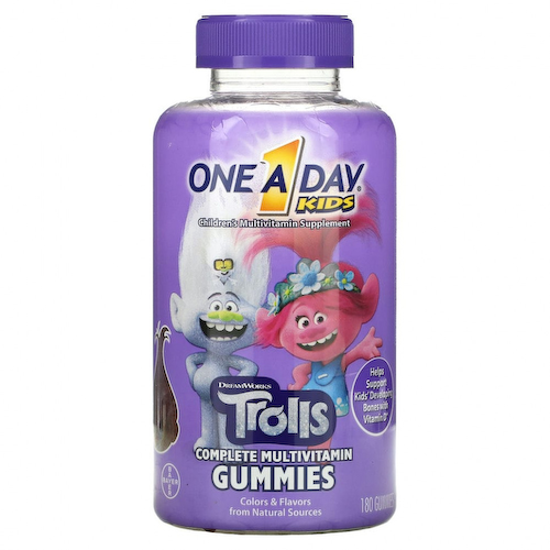 One-A-Day, Trolls, Kid's Complete Multivitamin Gummies, 180 Gummies #1