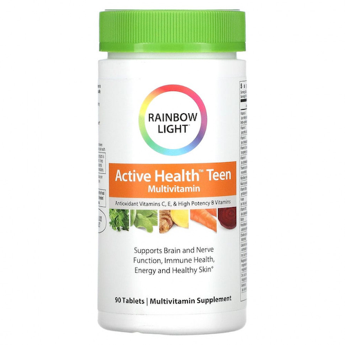 Rainbow Light, Active Health, для подростков, 90 таблеток #1