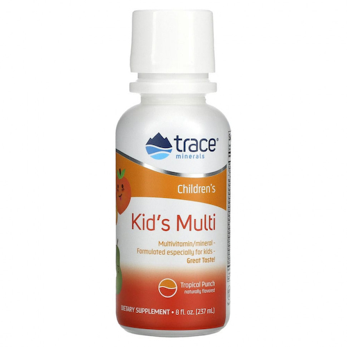 Trace Minerals ®, Детские мультивитамины, цитрусовый пунш, 237 мл (8 жидких унций) #1