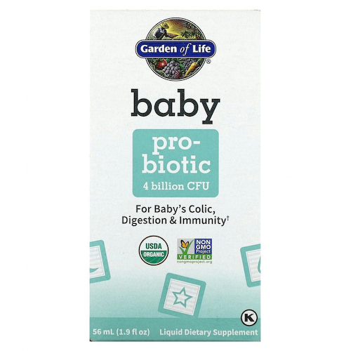 Garden of Life, Baby, Probiotic, пробиотик для детей, 4 млрд КОЕ, 56 мл (1,9 жидк. унций) #1